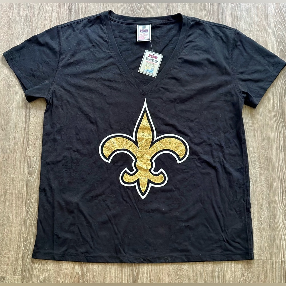 RARE❗️NWT‼️ Victoria Secret Pink Saints NFL Shirt